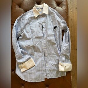 Zadig & Volataire oversized collard shirt